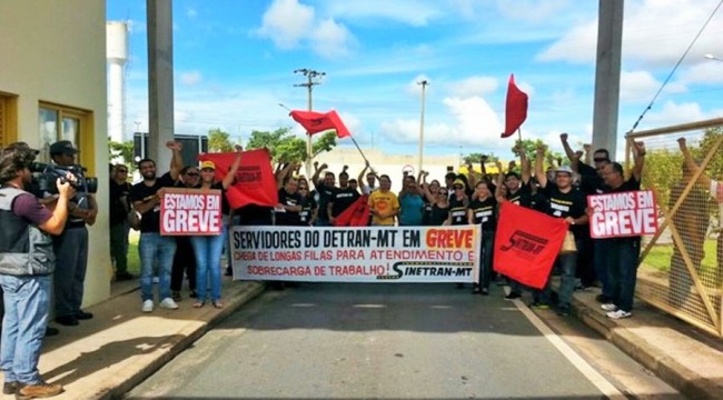 detran em greve