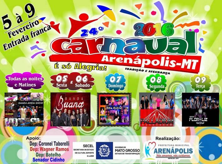 carnaval de arenapolis