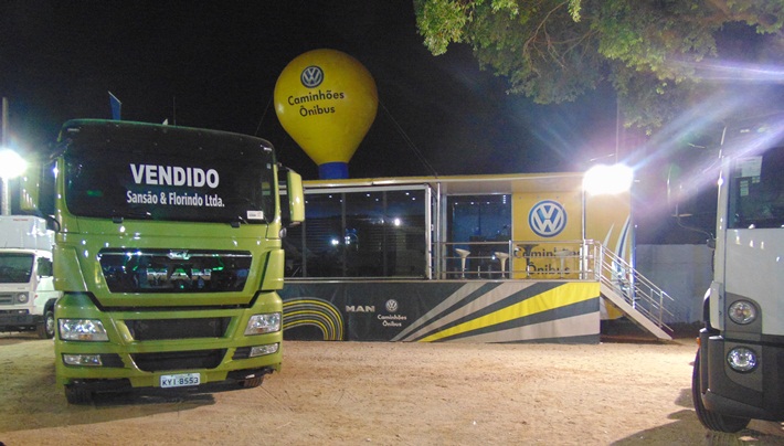 Expoagro 2016 -  Caminhão estande da MAN Latin America (Volks Caminhões)