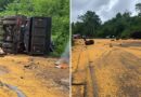 Acidente com caminhões deixa motorista morto e interdita a Serra de Tapirapuã (vídeo)